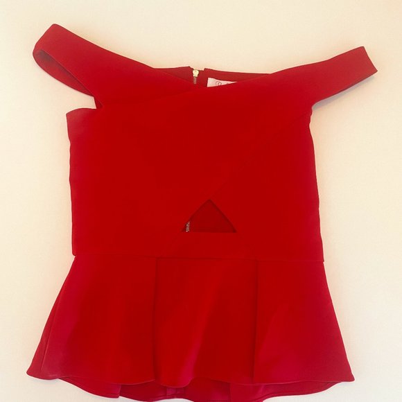 PARKER Peplum Corset Top - Picture 1 of 3